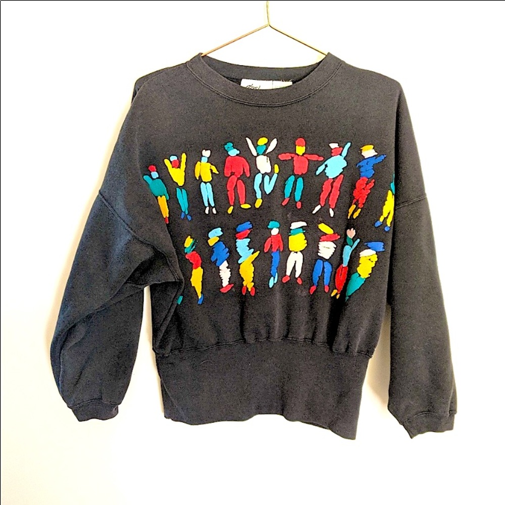 Abstract Pop Art Style Vintage Diverse People Sweater by dash
